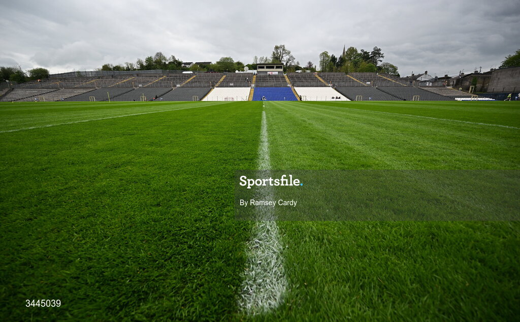 3 May 2026; A general view before the Ulster GAA Football Senior Championship semi-final match between Armagh and Down at St Tiernach's Park in Clones, Monaghan. Photo by Ramsey Cardy/Sportsfile