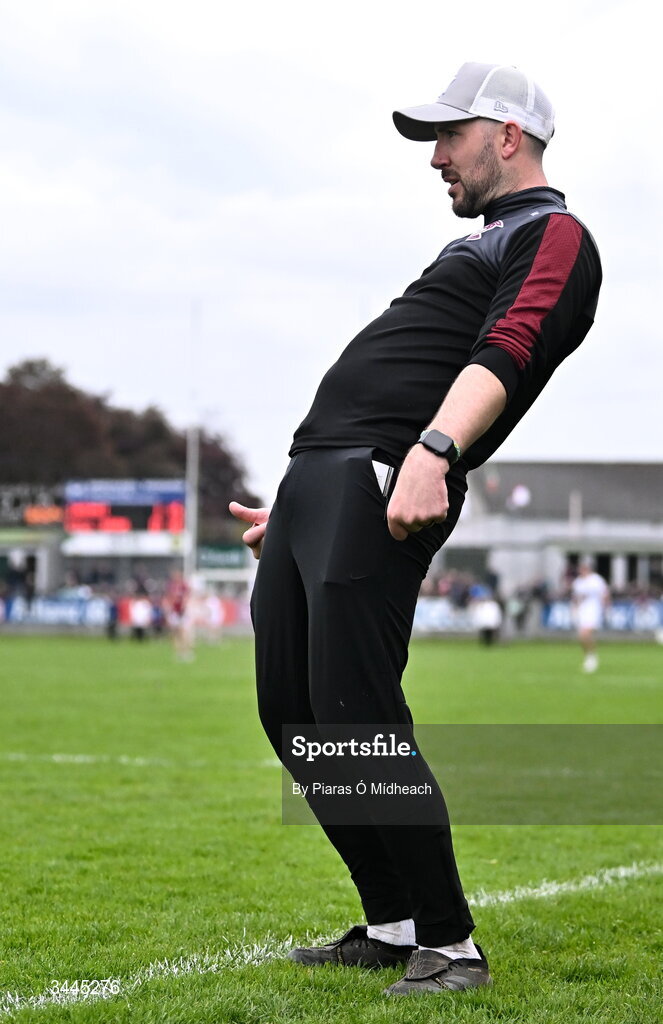 3 May 2026; Westmeath manager Mark McHugh during the Leinster GAA Football Senior Championship semi-final match between Kildare and Westmeath at Glenisk O'Connor Park in Tullamore, Offaly. Photo by Piaras Ó Mídheach/Sportsfile