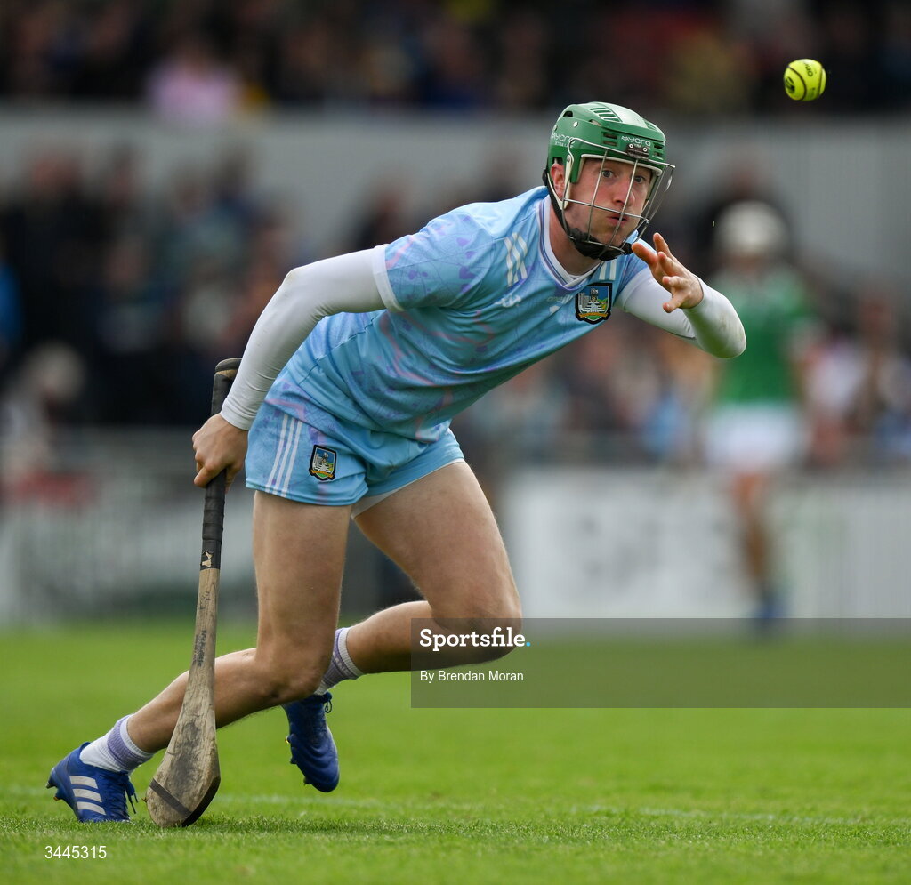 3 May 2026; Limerick goalkeeper Nickie Quaid during the Munster GAA Senior Hurling Championship Round 3 match between Clare and Limerick at Zimmer Biomet Páirc Chíosóg in Ennis, Clare. Photo by Brendan Moran/Sportsfile