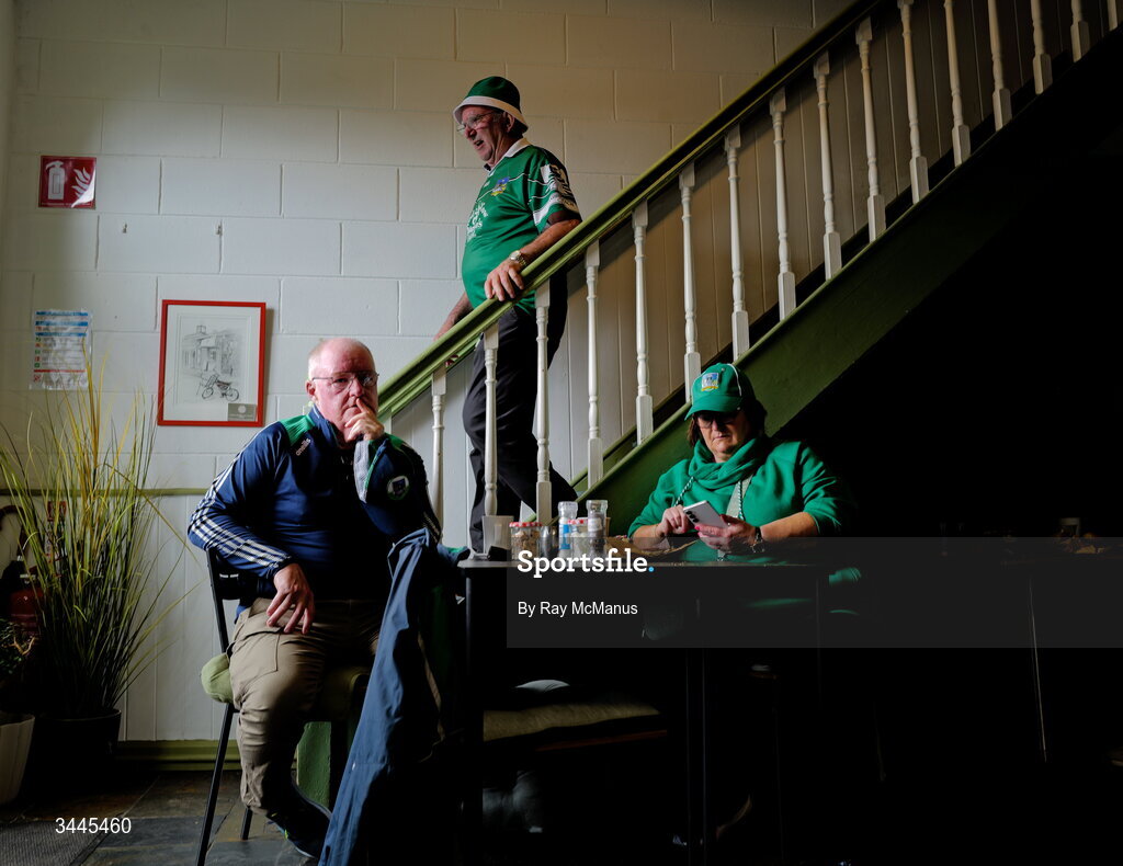 3 May 2026; Customers of The Food Emporium Ennis relax before the Munster GAA Senior Hurling Championship Round 3 match between Clare and Limerick at Zimmer Biomet Páirc Chíosóg in Ennis, Clare. Photo by Ray McManus/Sportsfile
