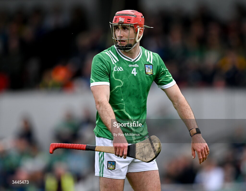 3 May 2026; Barry Nash of Limerick during the Munster GAA Senior Hurling Championship Round 3 match between Clare and Limerick at Zimmer Biomet Páirc Chíosóg in Ennis, Clare. Photo by Ray McManus/Sportsfile