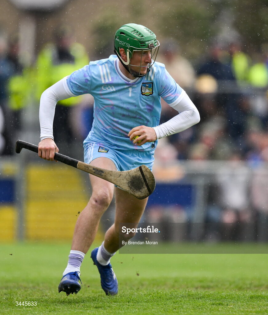3 May 2026; Limerick goalkeeper Nickie Quaid during the Munster GAA Senior Hurling Championship Round 3 match between Clare and Limerick at Zimmer Biomet Páirc Chíosóg in Ennis, Clare. Photo by Brendan Moran/Sportsfile