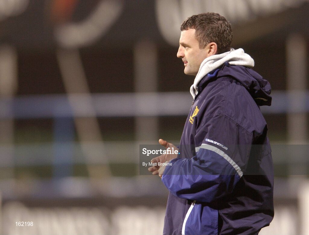 23 November 2004; Ian Morgan, Leinster U21 head coach. U21 Representative Match, Leinster U21 v New Zealand U21, Donnybrook, Dublin. Picture credit; Matt Browne / SPORTSFILE