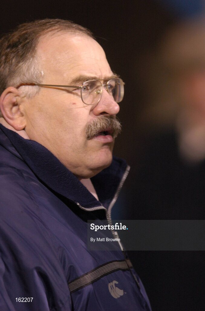 23 November 2004; Phil Orr, Leinster U21 manager. U21 Representative Match, Leinster U21 v New Zealand U21, Donnybrook, Dublin. Picture credit; Matt Browne / SPORTSFILE