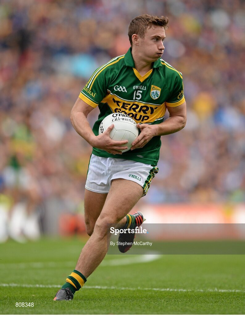 1 September 2013; James O'Donoghue, Kerry. GAA Football All-Ireland Senior Championship, Semi-Final, Dublin v Kerry, Croke Park, Dublin. Picture credit: Stephen McCarthy / SPORTSFILE