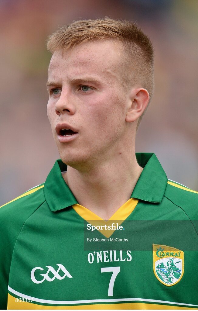1 September 2013; Fionn Fitzgerald, Kerry. GAA Football All-Ireland Senior Championship, Semi-Final, Dublin v Kerry, Croke Park, Dublin. Picture credit: Stephen McCarthy / SPORTSFILE