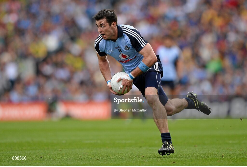 1 September 2013; Michael Darragh MacAuley, Dublin. GAA Football All-Ireland Senior Championship, Semi-Final, Dublin v Kerry, Croke Park, Dublin. Picture credit: Stephen McCarthy / SPORTSFILE