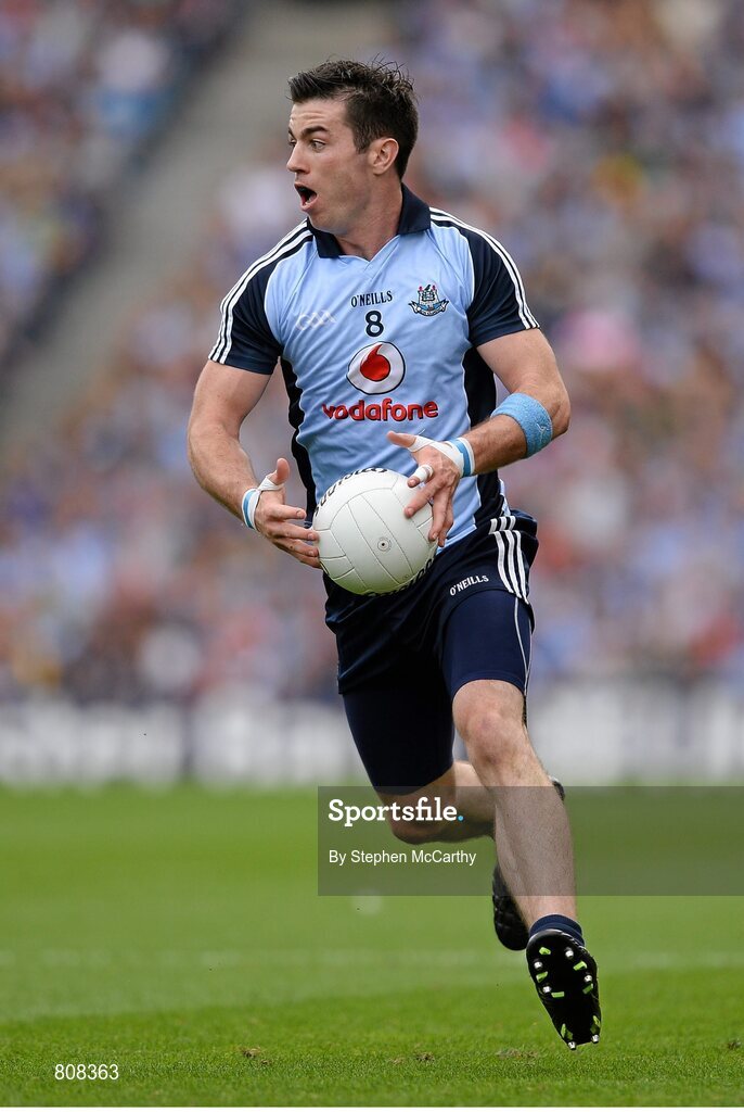1 September 2013; Michael Darragh MacAuley, Dublin. GAA Football All-Ireland Senior Championship, Semi-Final, Dublin v Kerry, Croke Park, Dublin. Picture credit: Stephen McCarthy / SPORTSFILE