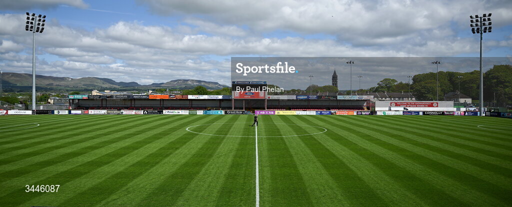 4 May 2026; A general view of the The Showgrounds before the SSE Airtricity Men's Premier Division match between Sligo Rovers and St Patrick's Athletic at The Showgrounds in Sligo. Photo by Paul Phelan/Sportsfile