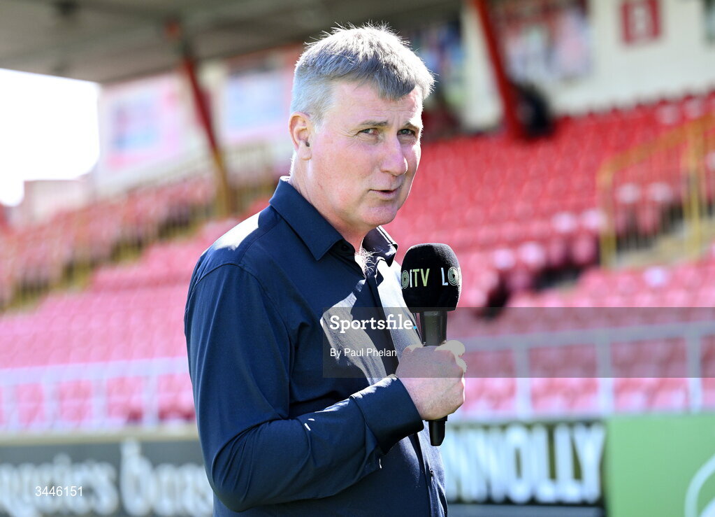 4 May 2026; St Patrick's Athletic manager Stephen Kenny before the SSE Airtricity Men's Premier Division match between Sligo Rovers and St Patrick's Athletic at The Showgrounds in Sligo. Photo by Paul Phelan/Sportsfile