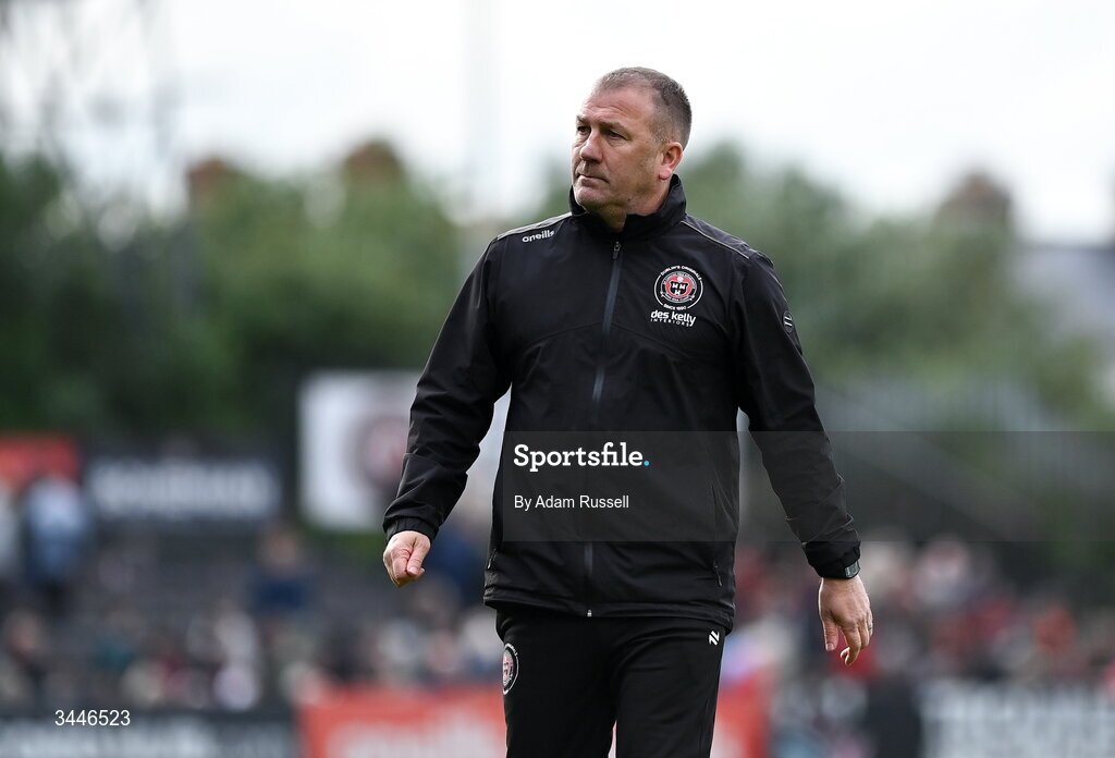 4 May 2026; Bohemians manager Alan Reynolds after the SSE Airtricity Men's Premier Division match between Bohemians and Shelbourne at Dalymount Park in Dublin. Photo by Adam Russell/Sportsfile