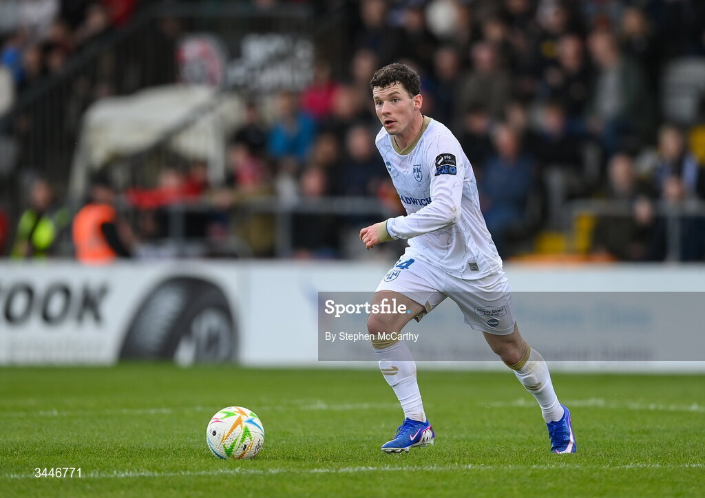 4 May 2026; Ali Coote of Shelbourne during the SSE Airtricity Men's Premier Division match between Bohemians and Shelbourne at Dalymount Park in Dublin. Photo by Stephen McCarthy/Sportsfile