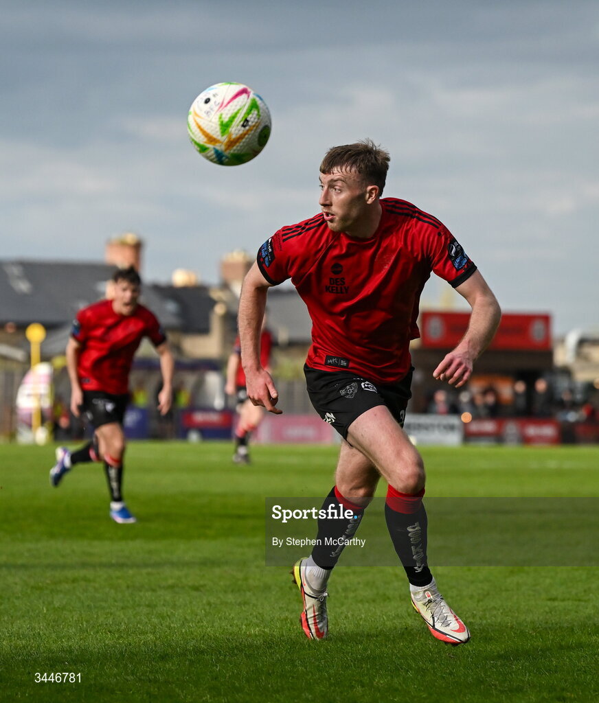 4 May 2026; Sam Todd of Bohemians during the SSE Airtricity Men's Premier Division match between Bohemians and Shelbourne at Dalymount Park in Dublin. Photo by Stephen McCarthy/Sportsfile