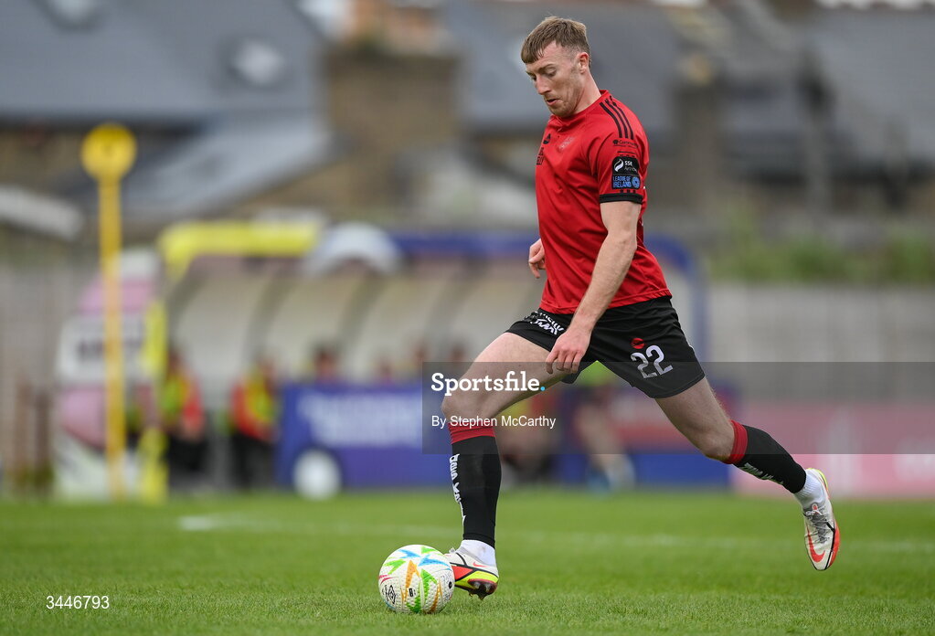 4 May 2026; Sam Todd of Bohemians during the SSE Airtricity Men's Premier Division match between Bohemians and Shelbourne at Dalymount Park in Dublin. Photo by Stephen McCarthy/Sportsfile