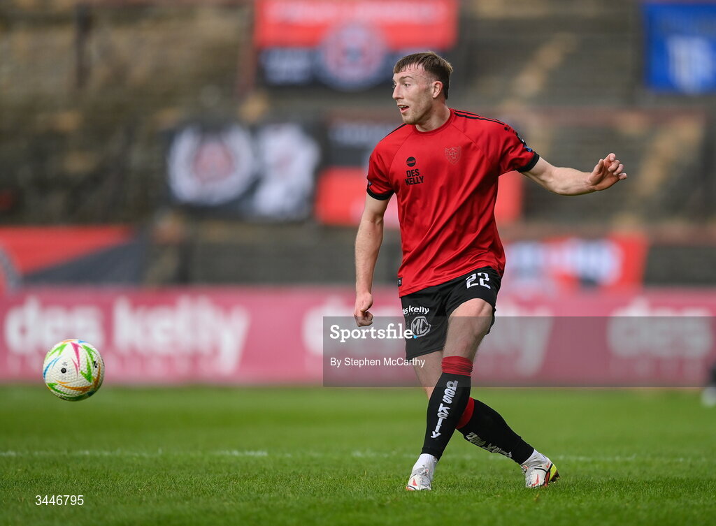 4 May 2026; Sam Todd of Bohemians during the SSE Airtricity Men's Premier Division match between Bohemians and Shelbourne at Dalymount Park in Dublin. Photo by Stephen McCarthy/Sportsfile