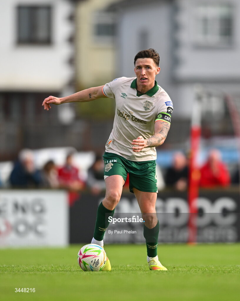 4 May 2026; Joe Redmond of St Patrick's Athletic during the SSE Airtricity Men's Premier Division match between Sligo Rovers and St Patrick's Athletic at The Showgrounds in Sligo. Photo by Paul Phelan/Sportsfile