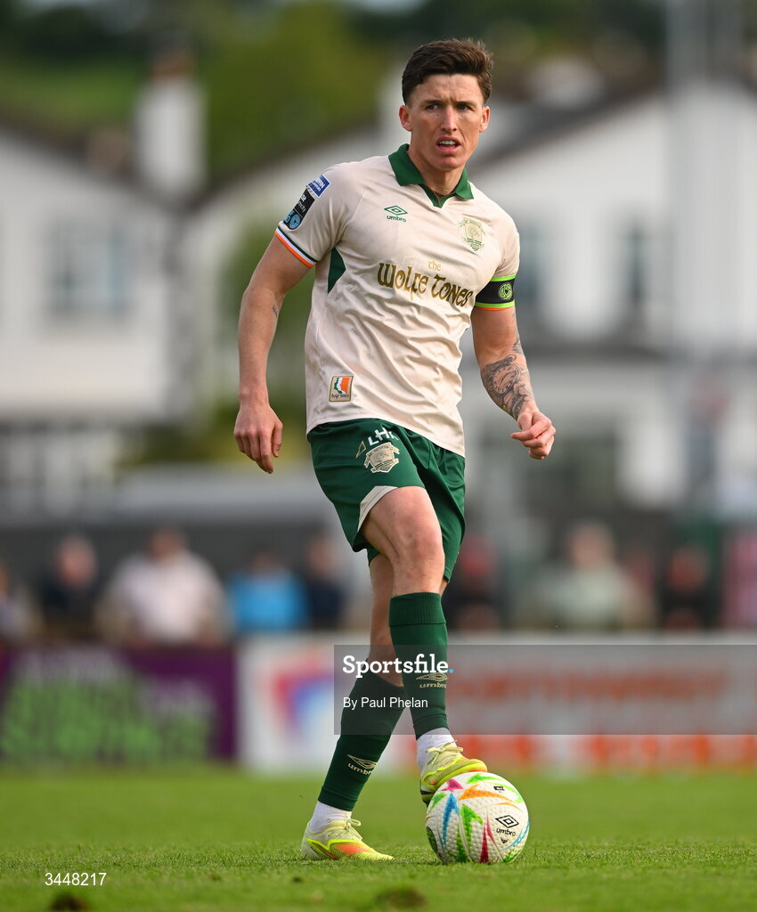 4 May 2026; Joe Redmond of St Patrick's Athletic during the SSE Airtricity Men's Premier Division match between Sligo Rovers and St Patrick's Athletic at The Showgrounds in Sligo. Photo by Paul Phelan/Sportsfile