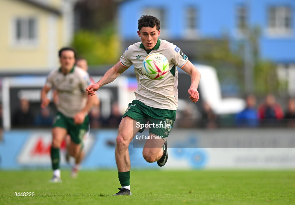 4 May 2026; Kian Leavy of St Patrick's Athletic during the SSE Airtricity Men's Premier Division match between Sligo Rovers and St Patrick's Athletic at The Showgrounds in Sligo. Photo by Paul Phelan/Sportsfile