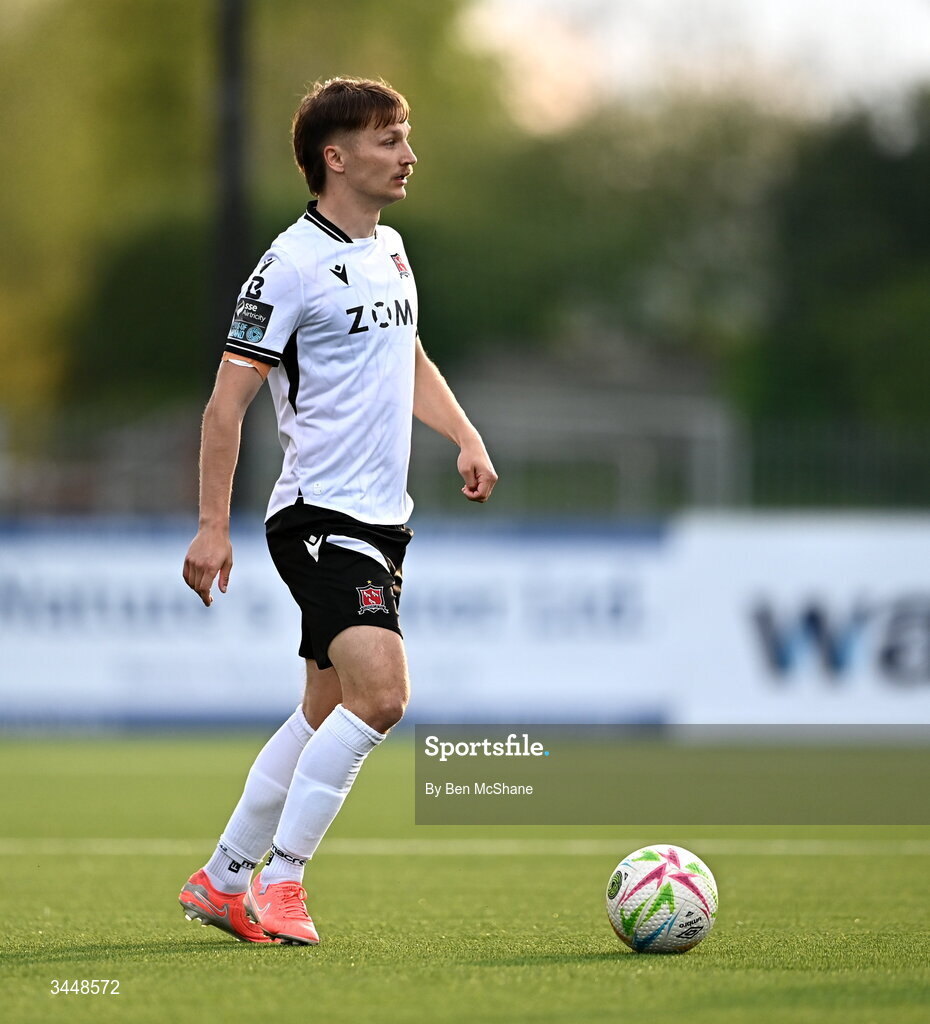 1 May 2026; John Ross Wilson of Dundalk during the SSE Airtricity Men's Premier Division match between Dundalk and Shelbourne at Oriel Park in Dundalk, Louth. Photo by Ben McShane/Sportsfile