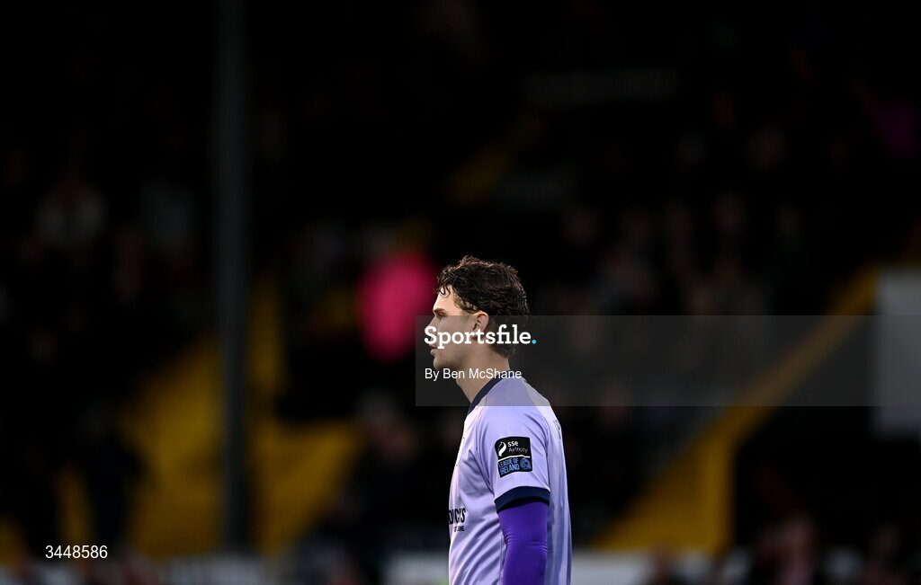 1 May 2026; Shelbourne goalkeeper Wessel Speel during the SSE Airtricity Men's Premier Division match between Dundalk and Shelbourne at Oriel Park in Dundalk, Louth. Photo by Ben McShane/Sportsfile