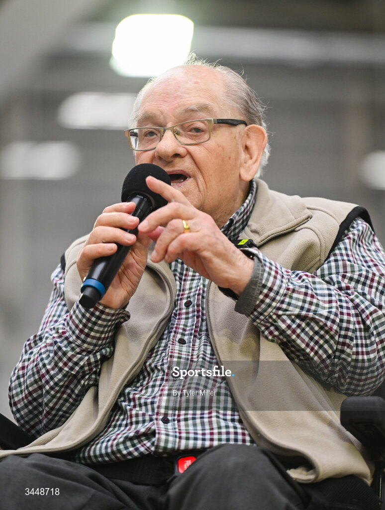 7 May 2026; More than a competition. Confidence, community and breaking down barriers. IWA’s Second Annual Fitness Inclusion Games brought athletes together to celebrate progress, resilience and the power of inclusion. Pictured during the IWA’s Second Annual Fitness Inclusion Games at the National Indoor Arena at the Sport Ireland Campus, Dublin IWA founder Dr. Oliver Murphy. Photo by Tyler Miller/Sportsfile