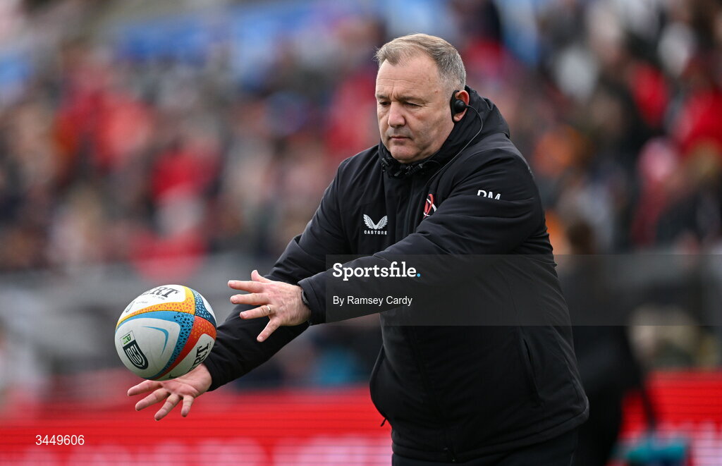8 May 2026; Ulster head coach Richie Murphy before the United Rugby Championship match between Ulster and DHL Stormers at Affidea Stadium in Belfast. Photo by Ramsey Cardy/Sportsfile
