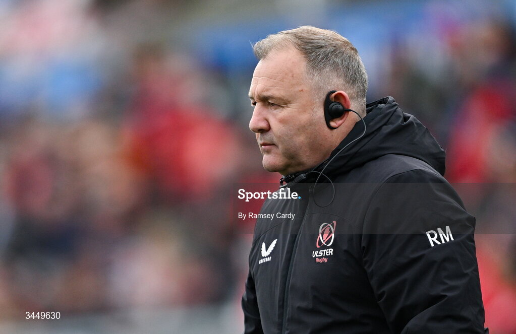 8 May 2026; Ulster head coach Richie Murphy before the United Rugby Championship match between Ulster and DHL Stormers at Affidea Stadium in Belfast. Photo by Ramsey Cardy/Sportsfile