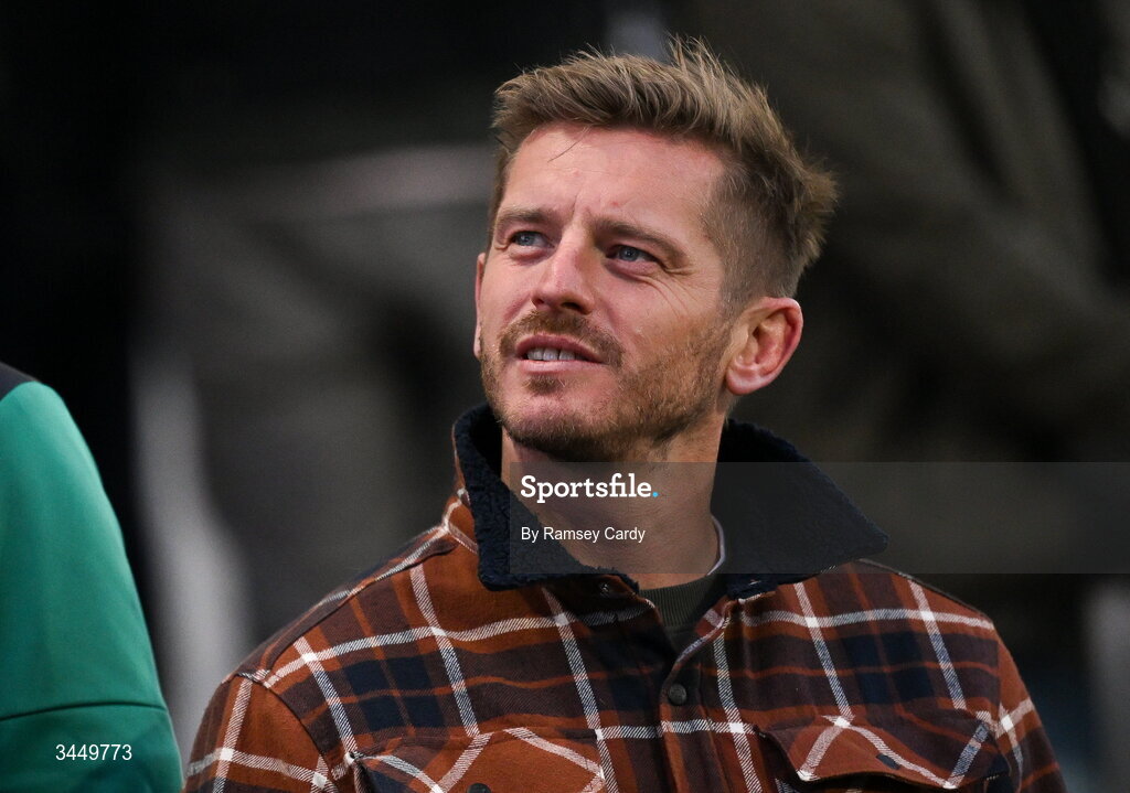 8 May 2026; Ireland women's kicking coach Gareth Steenson during the United Rugby Championship match between Ulster and DHL Stormers at Affidea Stadium in Belfast. Photo by Ramsey Cardy/Sportsfile