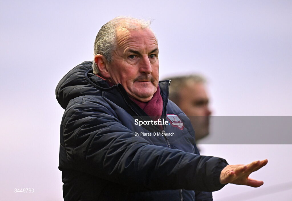 8 May 2026; Galway United manager John Caulfield during the SSE Airtricity Men’s Premier Division match between Galway United and Shamrock Rovers at Eamonn Deacy Park in Galway. Photo by Piaras Ó Mídheach/Sportsfile