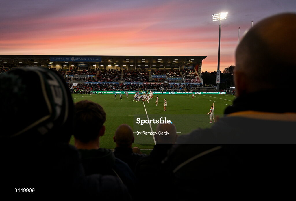 8 May 2026; A general view during the United Rugby Championship match between Ulster and DHL Stormers at Affidea Stadium in Belfast. Photo by Ramsey Cardy/Sportsfile