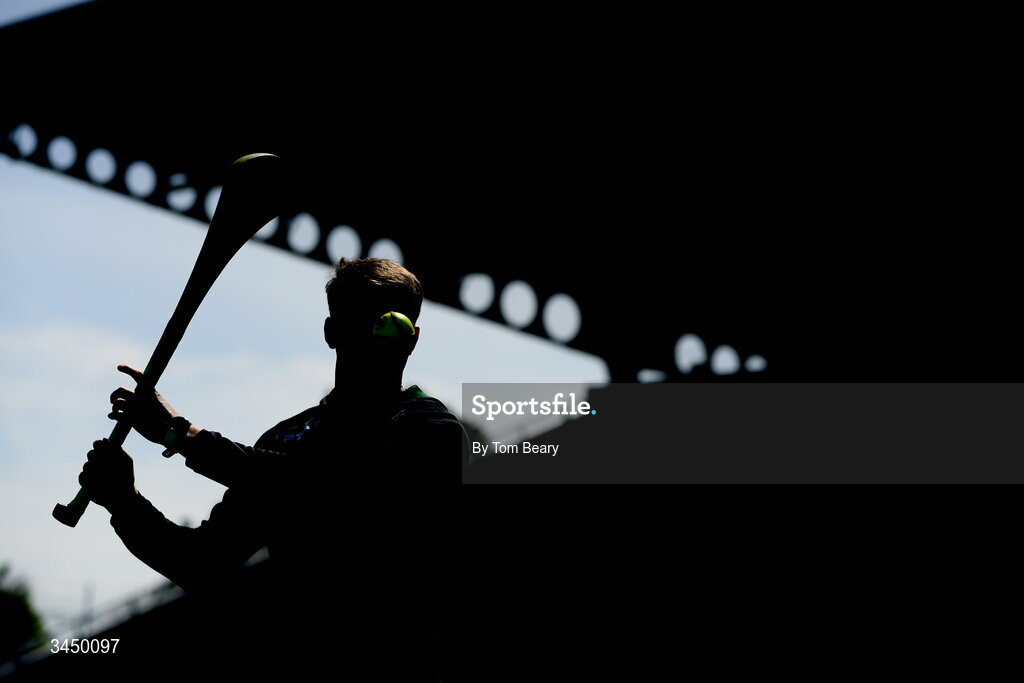 9 May 2026; Harry Carroll of Kildare before the Leinster GAA Senior Hurling Championship round 3 match between Kildare and Galway at Cedral St Conleth's Park in Newbridge, Kildare. Photo by Tom Beary/Sportsfile