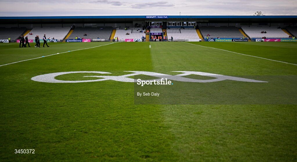 9 May 2026; A general view inside the stadium before the Munster GAA Senior Hurling Championship Round 3 match between Waterford and Cork at Azzurri Walsh Park in Waterford. Photo by Seb Daly/Sportsfile