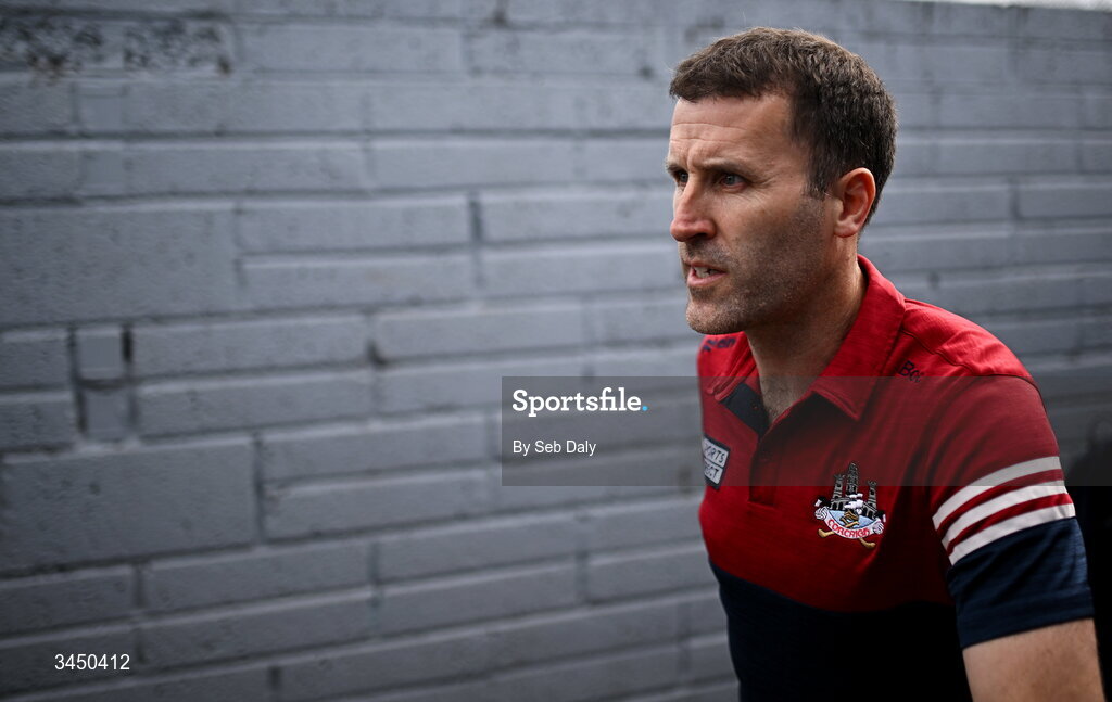 9 May 2026; Cork manager Ben O'Connor before the Munster GAA Senior Hurling Championship Round 3 match between Waterford and Cork at Azzurri Walsh Park in Waterford. Photo by Seb Daly/Sportsfile