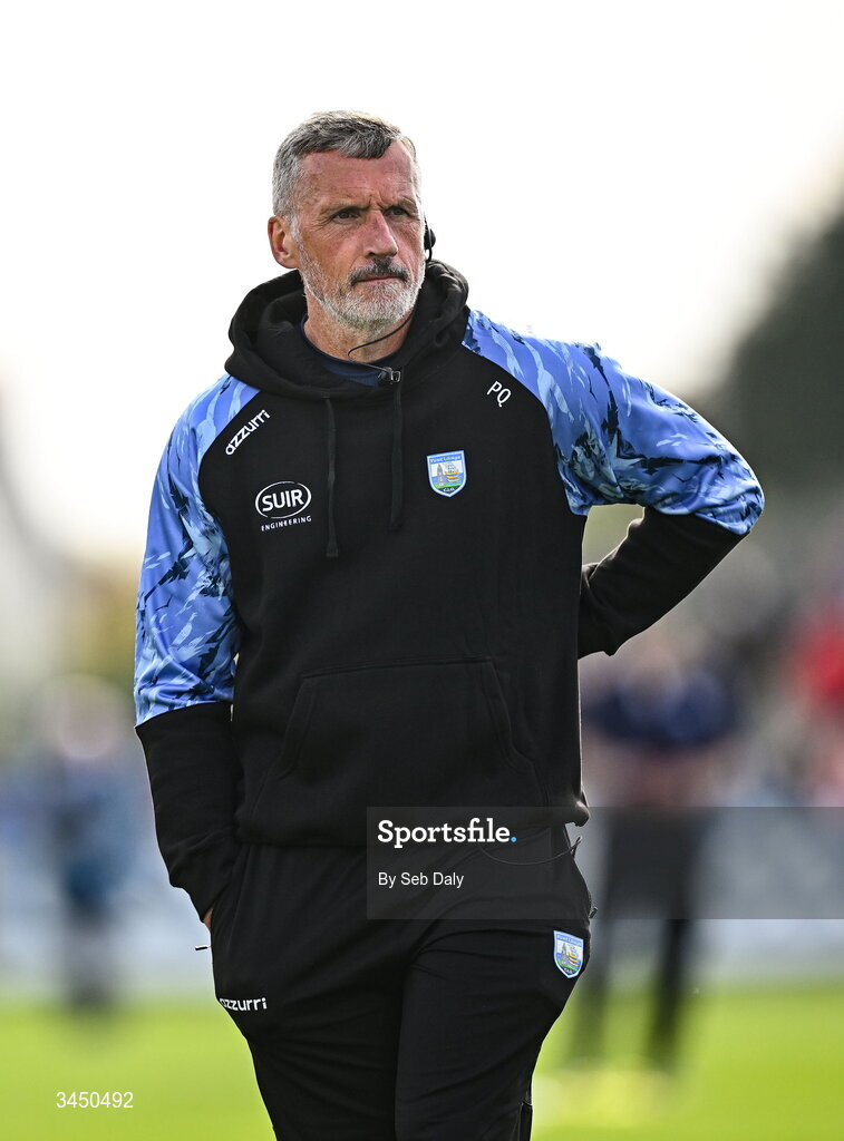 9 May 2026; Waterford manager Peter Queally before the Munster GAA Senior Hurling Championship Round 3 match between Waterford and Cork at Azzurri Walsh Park in Waterford. Photo by Seb Daly/Sportsfile