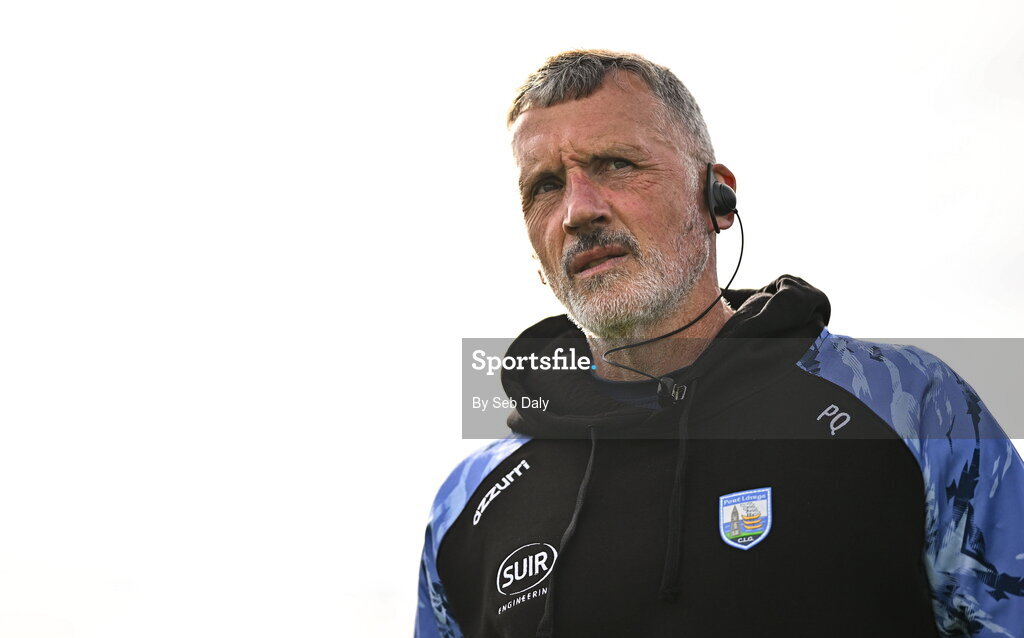 9 May 2026; Waterford manager Peter Queally before the Munster GAA Senior Hurling Championship Round 3 match between Waterford and Cork at Azzurri Walsh Park in Waterford. Photo by Seb Daly/Sportsfile