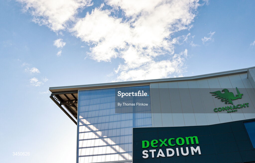 9 May 2026; A general view of Dexcom Stadium before the United Rugby Championship match between Connacht and Munster at Dexcom Stadium in Galway. Photo by Thomas Flinkow/Sportsfile