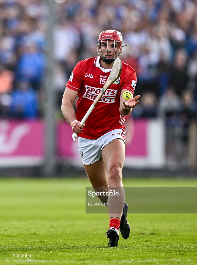 9 May 2026; Brian Hayes of Cork during the Munster GAA Senior Hurling Championship Round 3 match between Waterford and Cork at Azzurri Walsh Park in Waterford. Photo by Seb Daly/Sportsfile