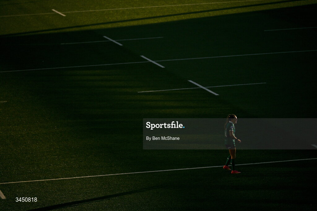 9 May 2026; Béibhinn Parsons of Ireland during the Women's 6 Nations Rugby Championship match between Ireland and Wales at Affidea Stadium in Belfast. Photo by Ben McShane/Sportsfile