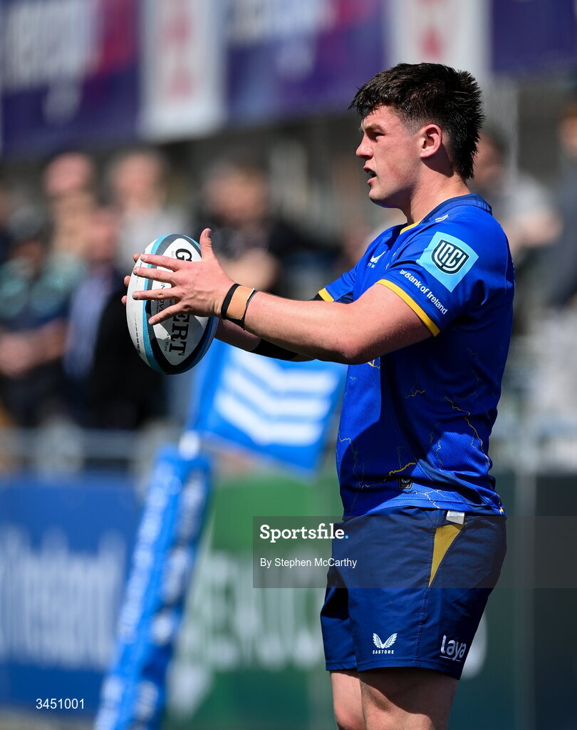 9 May 2026; Stephen Smyth of Leinster during the IRFU Interprovincial A Championship match between Leinster A and Ulster A at Energia Park in Dublin. Photo by Stephen McCarthy/Sportsfile