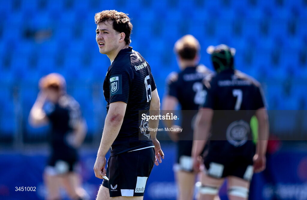 9 May 2026; Bradley McNamara of Ulster during the IRFU Interprovincial A Championship match between Leinster A and Ulster A at Energia Park in Dublin. Photo by Stephen McCarthy/Sportsfile