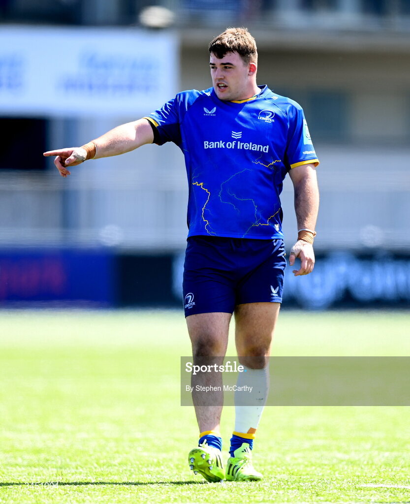 9 May 2026; Niall Smyth of Leinster during the IRFU Interprovincial A Championship match between Leinster A and Ulster A at Energia Park in Dublin. Photo by Stephen McCarthy/Sportsfile