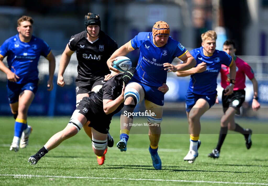 9 May 2026; Josh Ericson of Leinster during the IRFU Interprovincial A Championship match between Leinster A and Ulster A at Energia Park in Dublin. Photo by Stephen McCarthy/Sportsfile