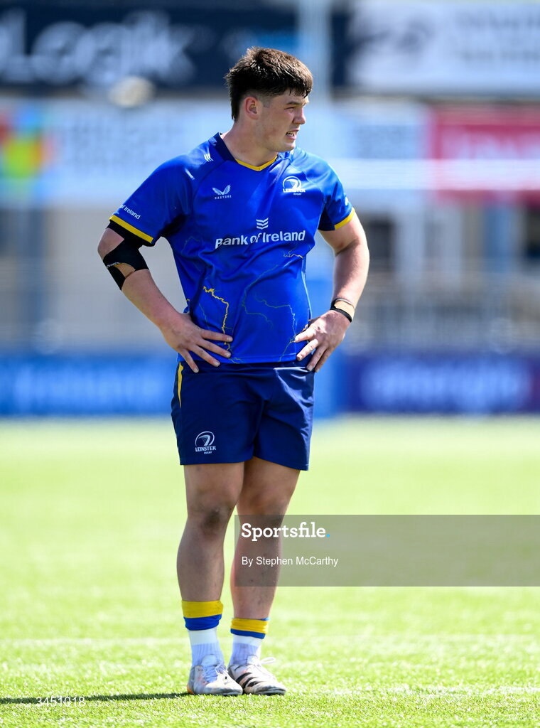 9 May 2026; Stephen Smyth of Leinster during the IRFU Interprovincial A Championship match between Leinster A and Ulster A at Energia Park in Dublin. Photo by Stephen McCarthy/Sportsfile