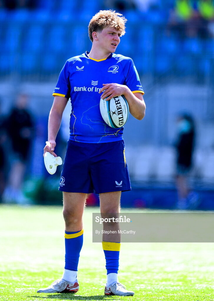 9 May 2026; Caspar Gabriel of Leinster during the IRFU Interprovincial A Championship match between Leinster A and Ulster A at Energia Park in Dublin. Photo by Stephen McCarthy/Sportsfile