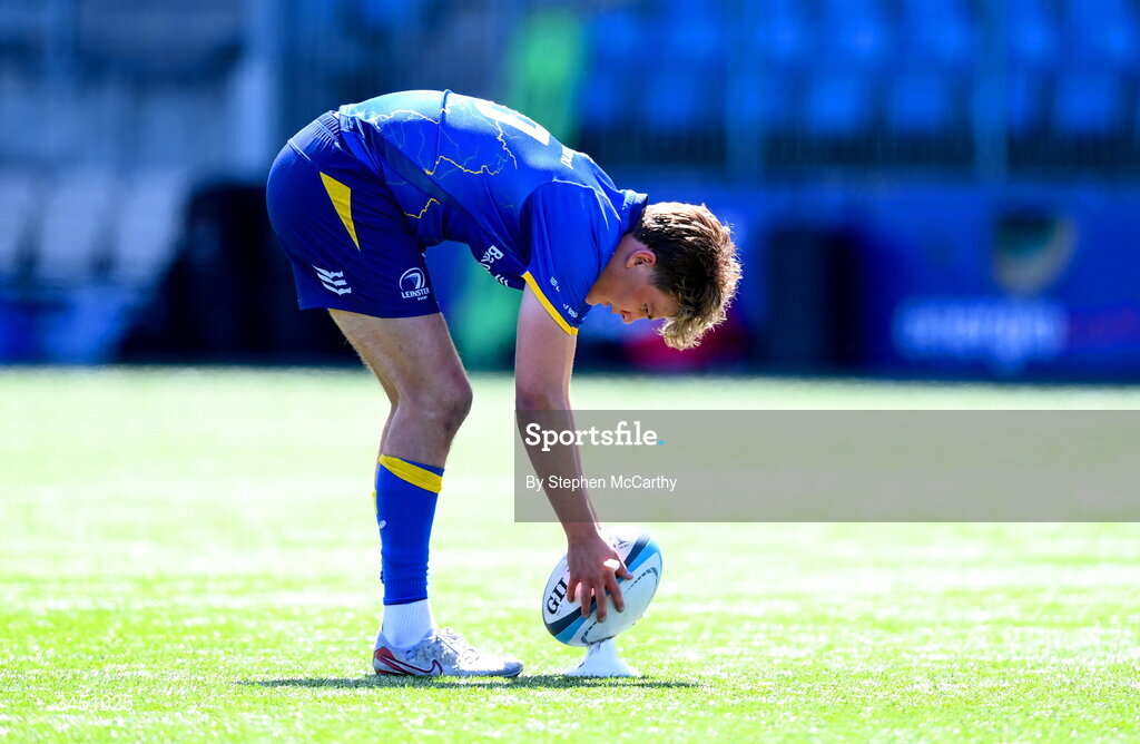 9 May 2026; Caspar Gabriel of Leinster during the IRFU Interprovincial A Championship match between Leinster A and Ulster A at Energia Park in Dublin. Photo by Stephen McCarthy/Sportsfile