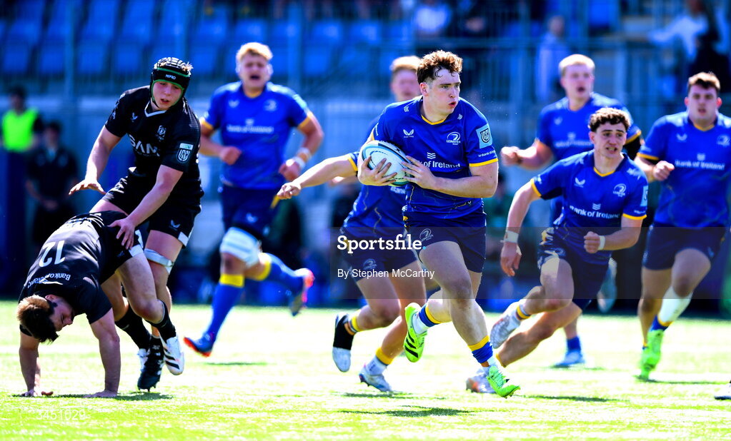 9 May 2026; Jack Deegan of Leinster during the IRFU Interprovincial A Championship match between Leinster A and Ulster A at Energia Park in Dublin. Photo by Stephen McCarthy/Sportsfile