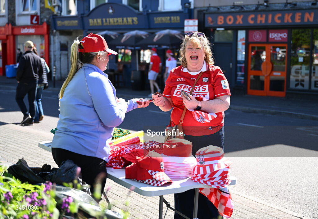 10 May 2026; Cork supporter Eilish O'Connor before the Munster GAA Football Senior Championship final match between Kerry and Cork at Fitzgerald Stadium in Killarney, Kerry. Photo by Paul Phelan/Sportsfile