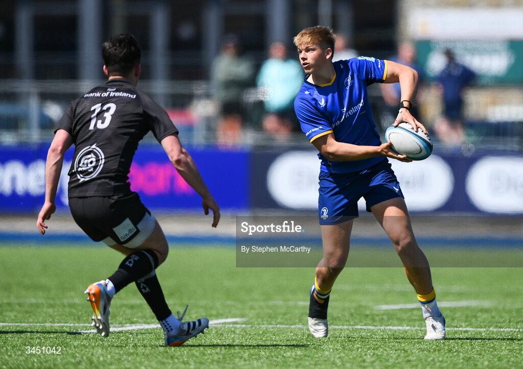 9 May 2026; Ciarán Mangan of Leinster during the IRFU Interprovincial A Championship match between Leinster A and Ulster A at Energia Park in Dublin. Photo by Stephen McCarthy/Sportsfile
