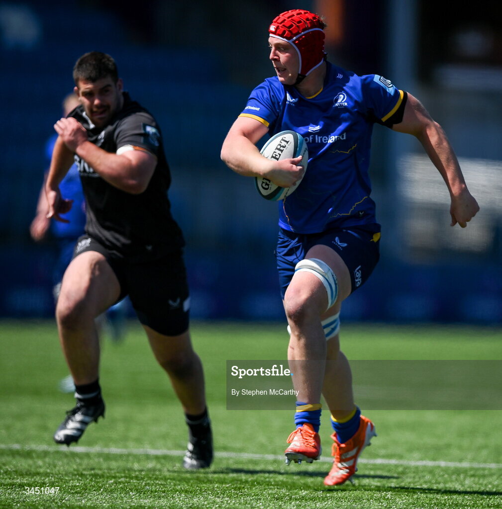 9 May 2026; Mahon Ronan of Leinster during the IRFU Interprovincial A Championship match between Leinster A and Ulster A at Energia Park in Dublin. Photo by Stephen McCarthy/Sportsfile