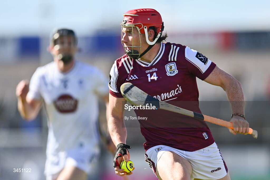 9 May 2026; Conor Whelan of Galway during the Leinster GAA Senior Hurling Championship round 3 match between Kildare and Galway at Cedral St Conleth's Park in Newbridge, Kildare. Photo by Tom Beary/Sportsfile